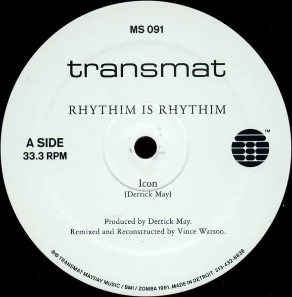 Rhythim Is Rhythim — Icon / Kao-Tic Harmony (Vince Watson Reconstructions)