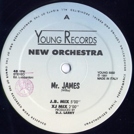 New Orchestra — Mr. James