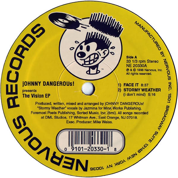 Johnny Dangerous — The Vision EP
