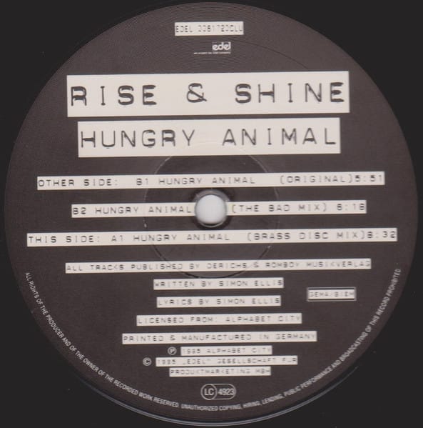 Rise & Shine — Hungry Animal