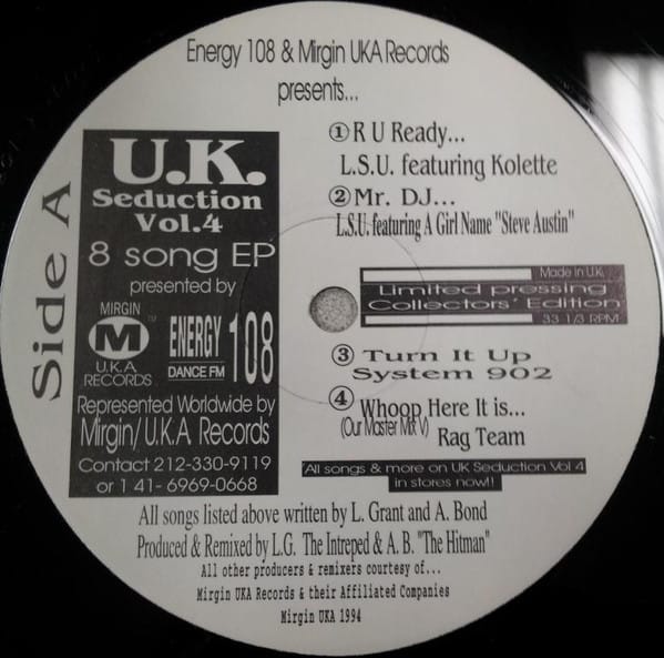 Various — Energy 108 & Mirgin UKA Records Presents U.K. Seduction Vol. 4